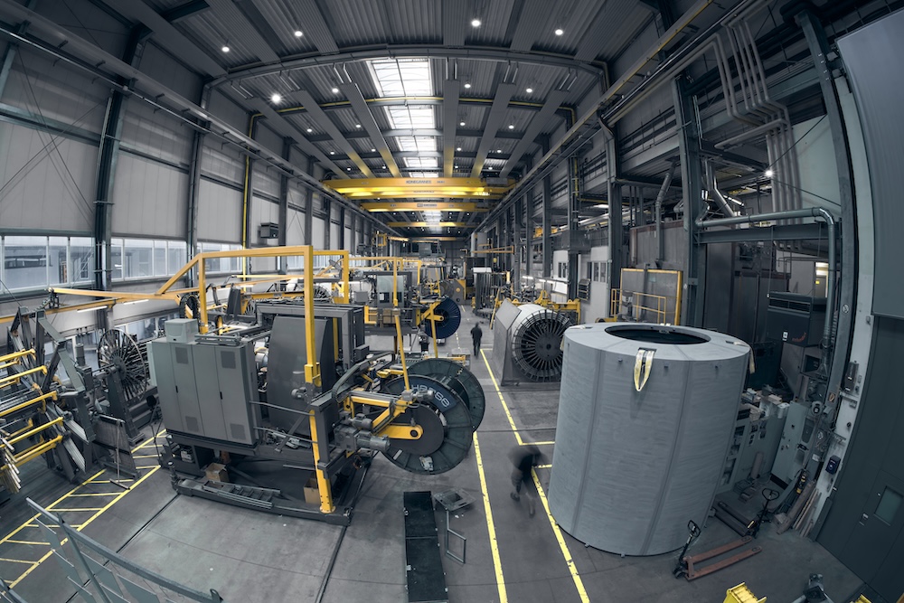 Coil Innovation Werkshalle
