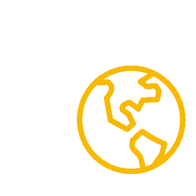 Sonne scheint auf die Erde